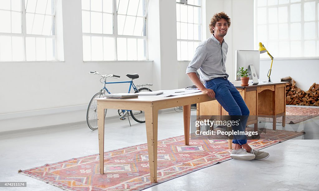 He takes pride in his work