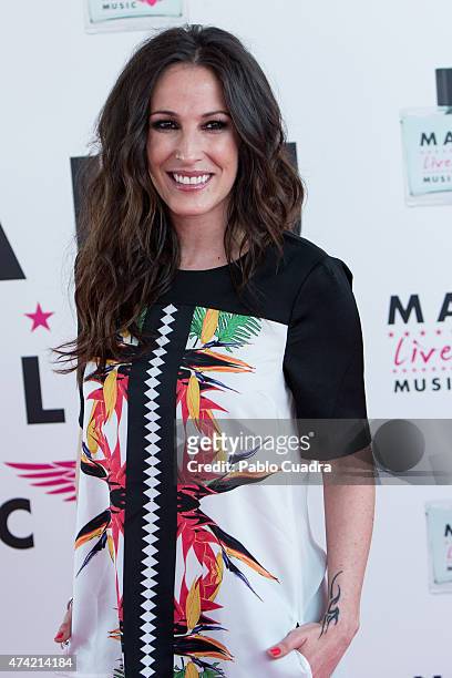 Spanish singer Malu presents her new fragance 'Malu Live' on May 21, 2015 in Madrid, Spain.