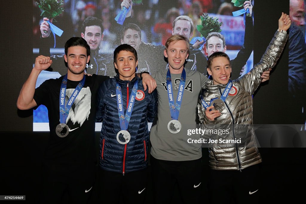US Olympians Visit USA House