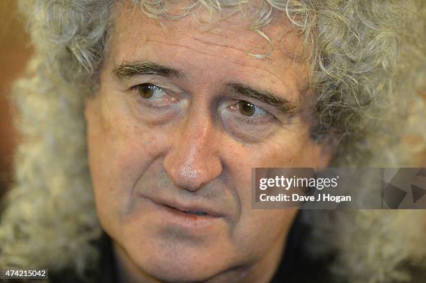 Brian May attends the Ivor Novello Awards at The Grosvenor House Hotel on May 21, 2015 in London, England.