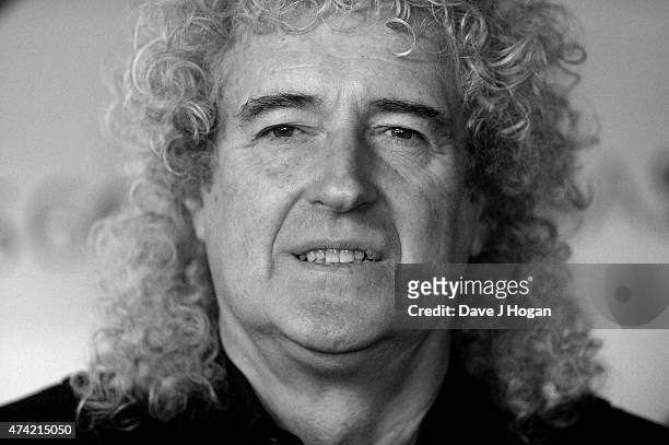 Brian May attends the Ivor Novello Awards at The Grosvenor House Hotel on May 21, 2015 in London, England.