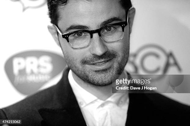 James Napier attends the Ivor Novello Awards at The Grosvenor House Hotel on May 21, 2015 in London, England.