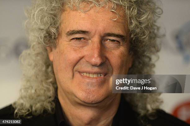 Brian May attends the Ivor Novello Awards at The Grosvenor House Hotel on May 21, 2015 in London, England.