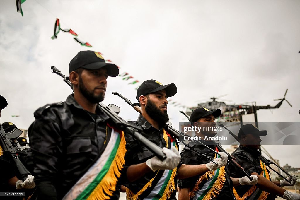 Security forces' graduation ceremony in Gaza