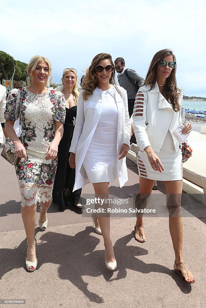 Day 9- Celebrity Sightings - The 68th Annual Cannes Film Festival - Kelly Brook sighting in Cannes