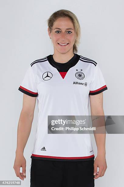 Anna Blaesse of Germany poses for a portrait at Panorama Resort & Spa on May 20, 2015 in Feusisberg, Switzerland.