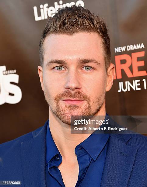 Actor Josh Kelly attends Lifetime and Us Weekly's premiere party for "UnReal" at SIXTY Beverly Hills on May 20, 2015 in Beverly Hills, California.