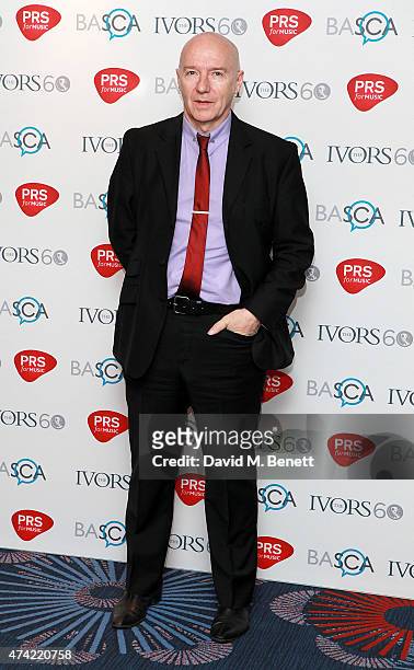 Midge Ure attends the 2015 Ivor Novello Awards at The Grosvenor House Hotel on May 21, 2015 in London, England.