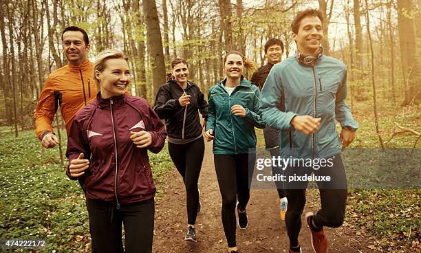 Runners Having Fun Group Of Runners Photos and Premium High Res Pictures - Getty Images