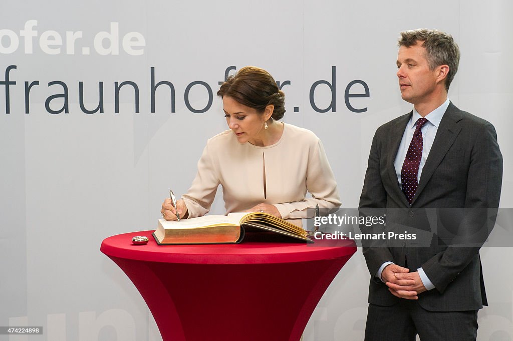 Crown Prince Frederik And Crown Princess Mary Of Denmark Visit Germany