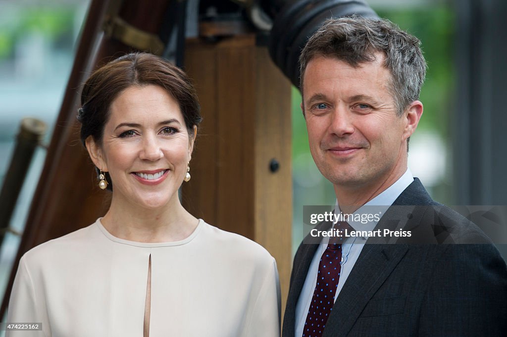 Crown Prince Frederik And Crown Princess Mary Of Denmark Visit Germany