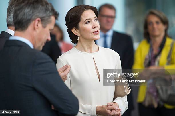 Crown Princess Mary Of Denmark is seen during her visit to Germany on May 21, 2015 in Munich, Germany.