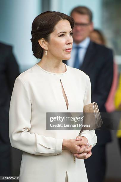 Crown Princess Mary Of Denmark is seen during her visit to Germany on May 21, 2015 in Munich, Germany.