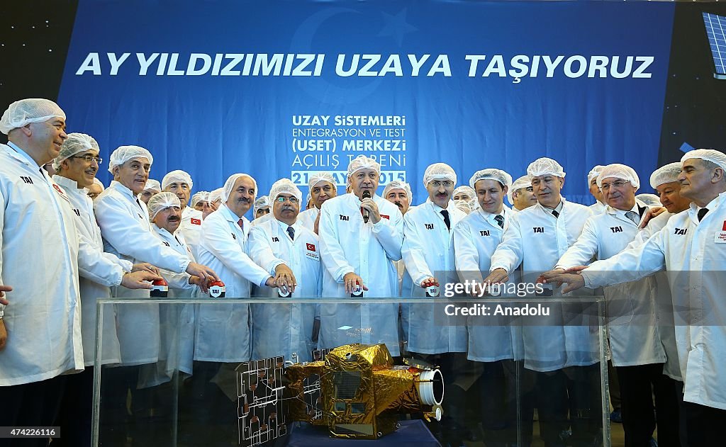 Opening ceremony of TAI-operated Satellite Test Center