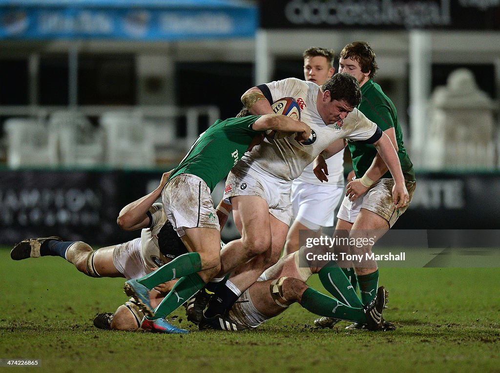 England U20 v Ireland U20