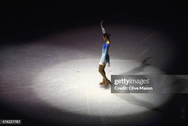 Yuna Kim of South Korea performs during the Figure Skating Exhibition Gala at Iceberg Skating Palace on February 22, 2014 in Sochi, Russia.