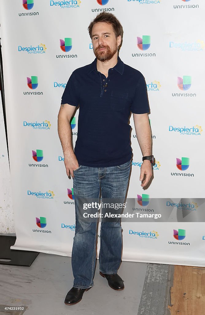 Celebrities On The Set Of Despierta America - May 21, 2015