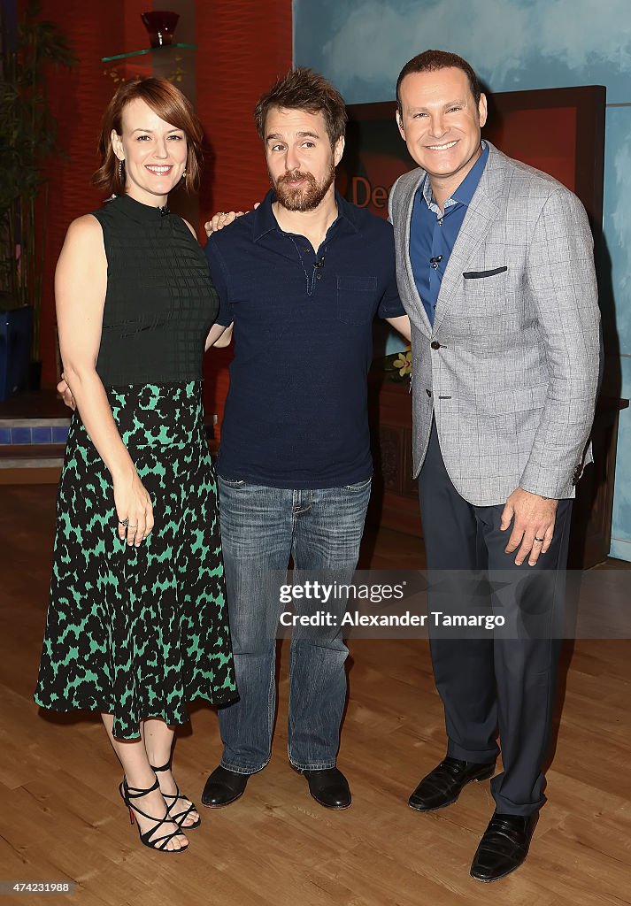 Celebrities On The Set Of Despierta America - May 21, 2015