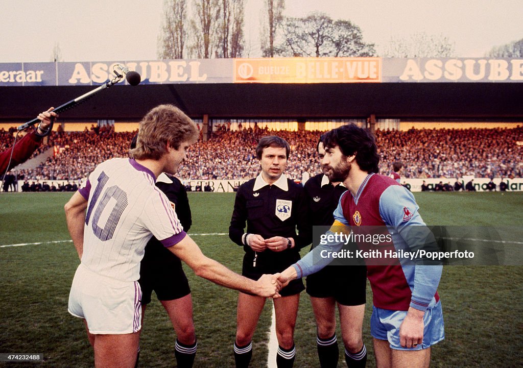 European Cup Semi-Final 2nd Leg - Anderlecht v Aston Villa