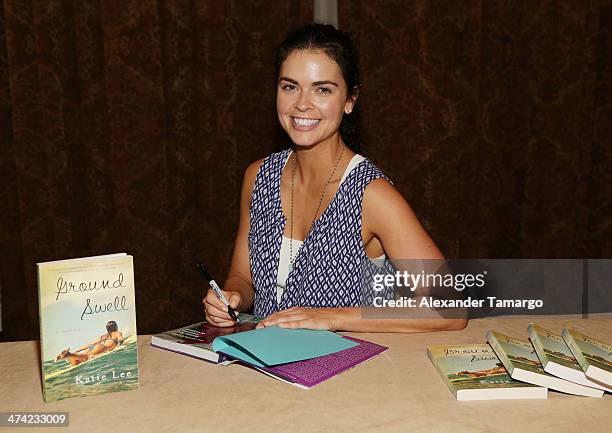 Katie Lee attends Barilla Interactive Lunch Hosted By Katie Lee during the Food Network South Beach Wine & Food Festival at The Biltmore Hotel on...