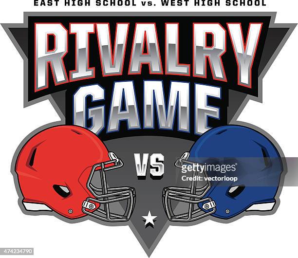 football rivalry game logo - rivalry 幅插畫檔、美工圖案、卡通及圖標
