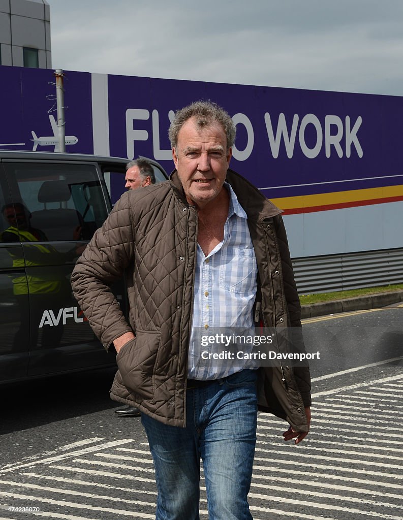 Clarkson, Hammond & May Arrive For Their First Live Show In Belfast