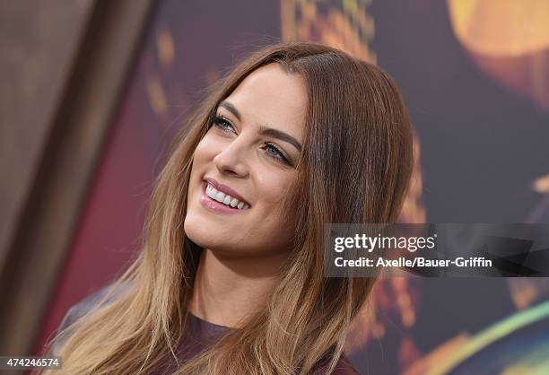 Actress Riley Keough arrives at the Los Angeles premiere of 'Mad Max: Fury Road' at TCL Chinese Theatre IMAX on May 7, 2015 in Hollywood, California.