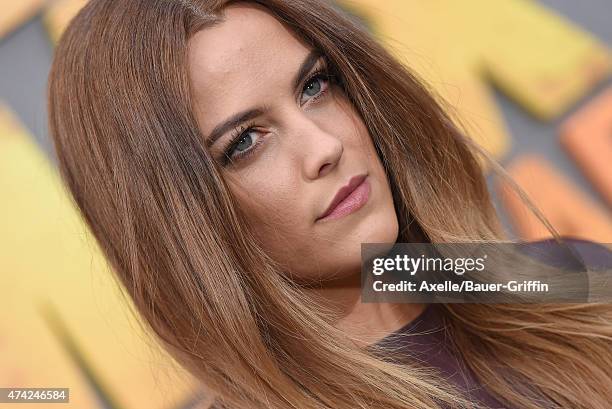 Actress Riley Keough arrives at the Los Angeles premiere of 'Mad Max: Fury Road' at TCL Chinese Theatre IMAX on May 7, 2015 in Hollywood, California.