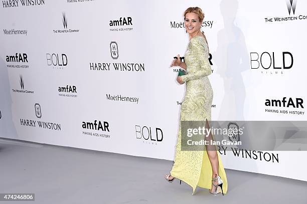 Model Petra Nemcova attends amfAR's 22nd Cinema Against AIDS Gala, Presented By Bold Films And Harry Winston at Hotel du Cap-Eden-Roc on May 21, 2015...