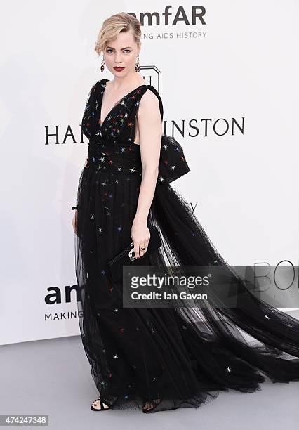 Melissa George attends amfAR's 22nd Cinema Against AIDS Gala, Presented By Bold Films And Harry Winston at Hotel du Cap-Eden-Roc on May 21, 2015 in...