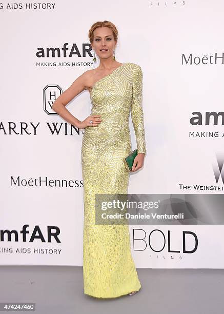 Model Petra Nemcova attends amfAR's 22nd Cinema Against AIDS Gala, Presented By Bold Films And Harry Winston at Hotel du Cap-Eden-Roc on May 21, 2015...