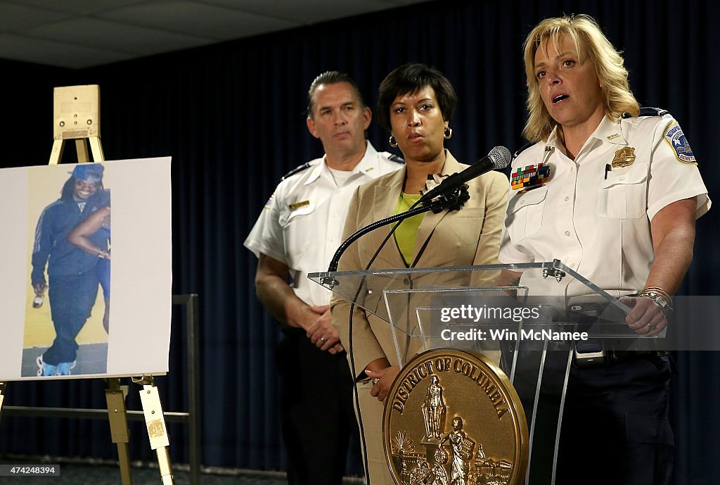 D.C. Mayor Bowser And Police Commissioner Lanier Hold News Conference On Quadruple Murder