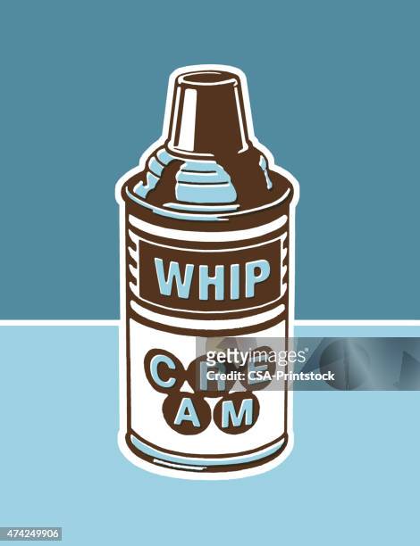 stockillustraties, clipart, cartoons en iconen met whipped cream - whipped cream
