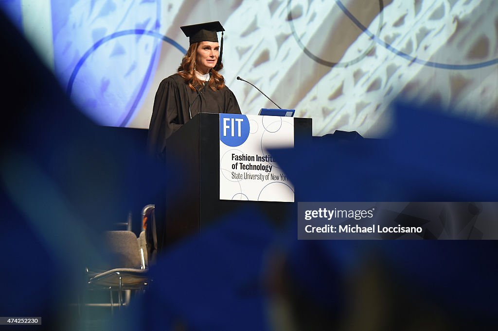 Brooke Shields, Randy Fenoli And Daniel Libeskind Honored At FIT Commencement