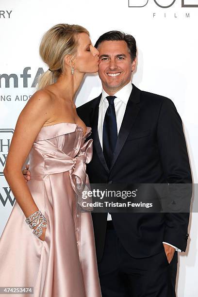 Model Karolina Kurkova and Archie Drury attend amfAR's 22nd Cinema Against AIDS Gala, Presented By Bold Films And Harry Winston at Hotel du...