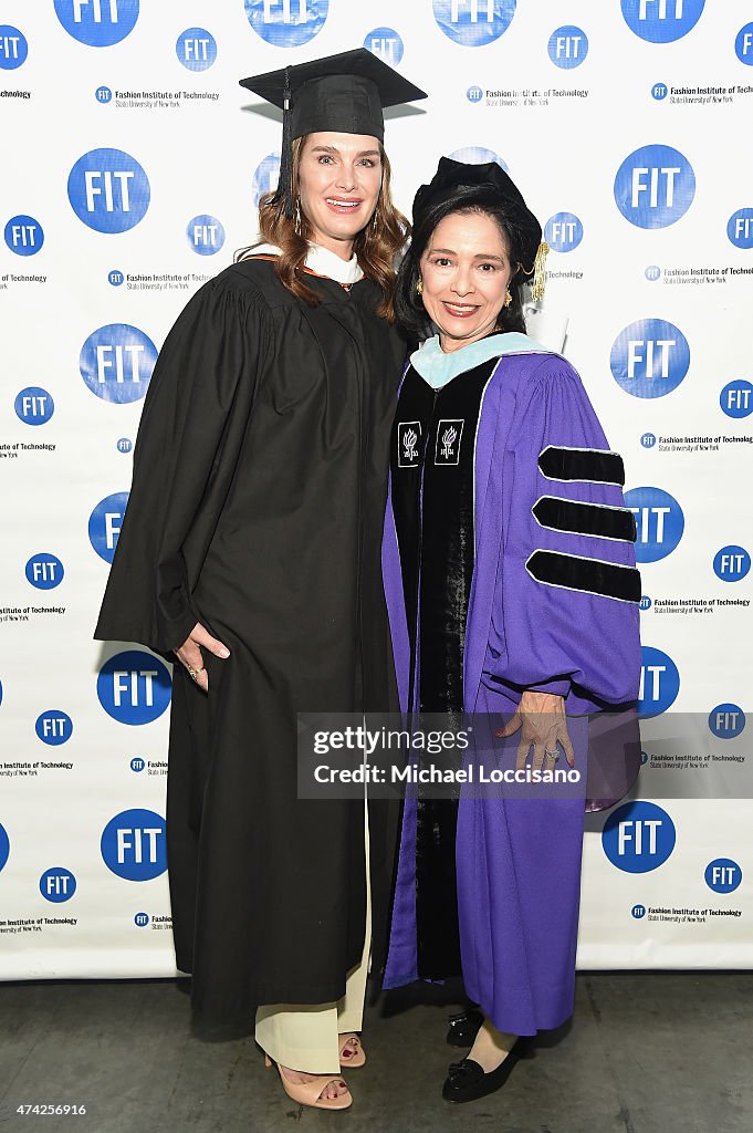 Brooke Shields, Randy Fenoli And Daniel Libeskind Honored At FIT Commencement