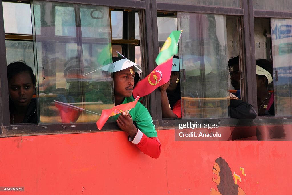 Election rally of EPRDF party in Addis Ababa