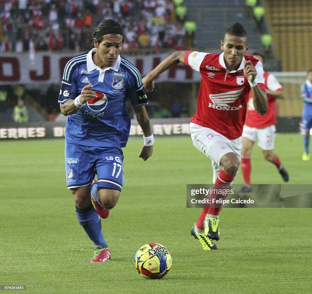 Santa Fe v Millonarios - Liga Postobon 2014