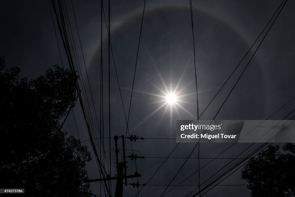 Halo Around the Sun in Mexico