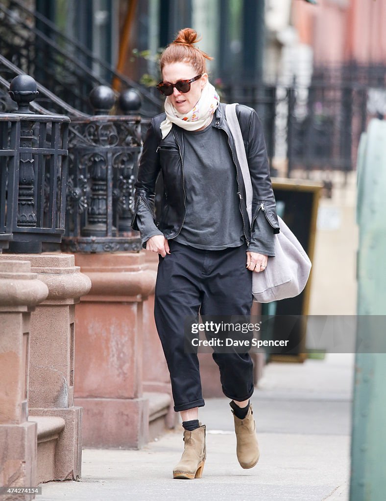 Julianne Moore Sighting In New York City