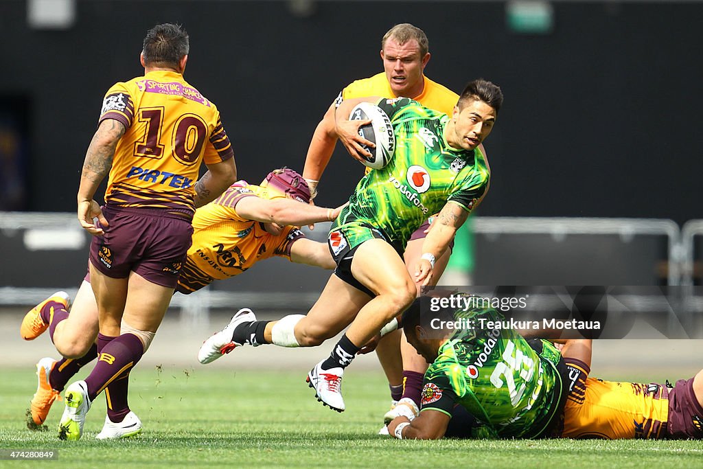 Broncos v Warriors - NRL Trial Match