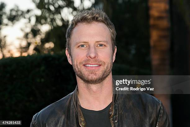 Singer Dierks Bentley arrives at the premiere of "Bob Hoover's Legacy" at Paramount Theater on the Paramount Studios lot on February 21, 2014 in...