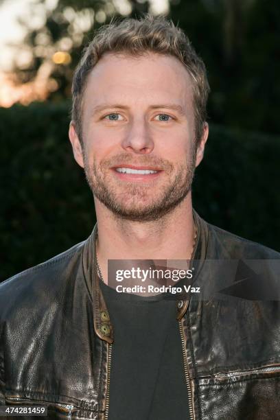 Singer Dierks Bentley arrives at the premiere of "Bob Hoover's Legacy" at Paramount Theater on the Paramount Studios lot on February 21, 2014 in...