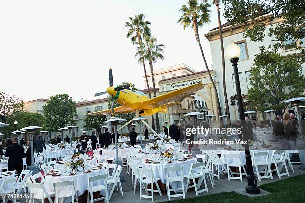 General atmopshere at the premiere of "Bob Hoover's Legacy" at Paramount Theater on the Paramount Studios lot on February 21, 2014 in Hollywood,...