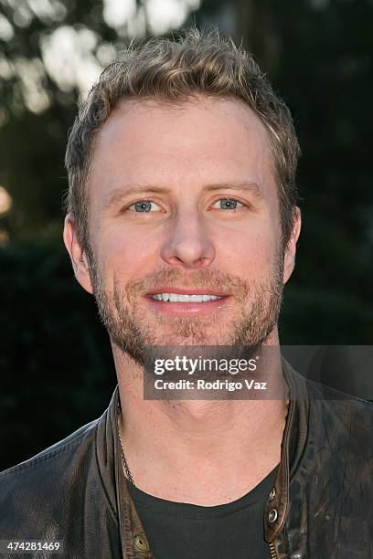 Singer Dierks Bentley arrives at the premiere of "Bob Hoover's Legacy" at Paramount Theater on the Paramount Studios lot on February 21, 2014 in...