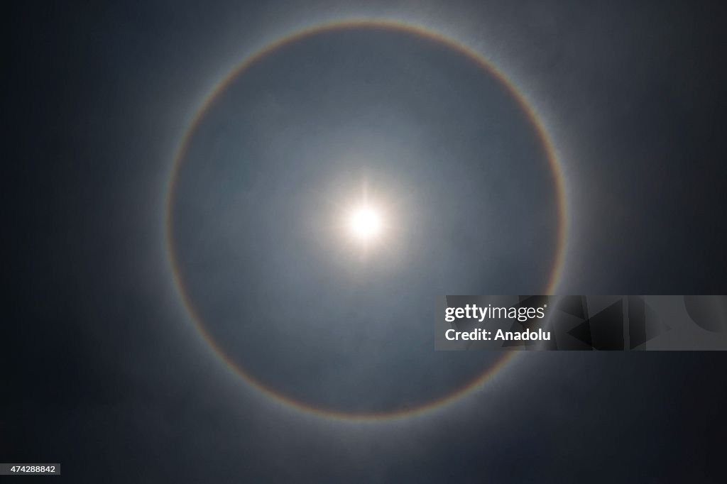 Solar Halo viewed in Mexico City