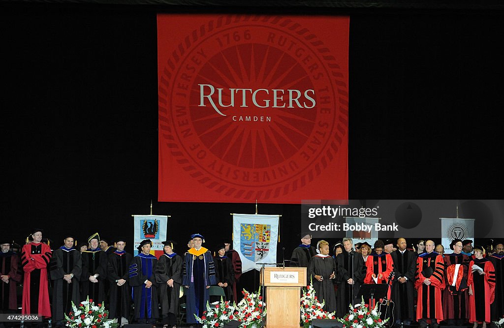 Rutgers University Camden Commencement 2015