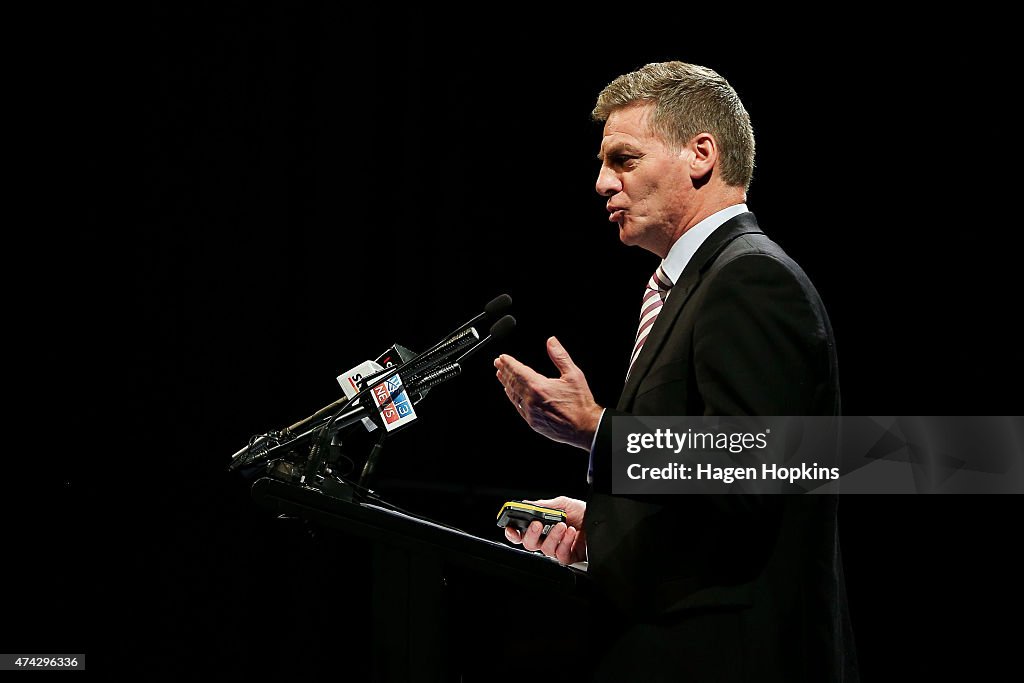 Finance Minister Bill English Delivers Post Budget Speech