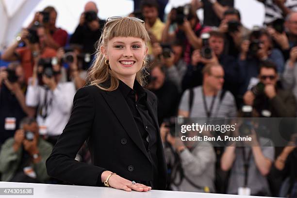 Klara Kristin attends the "Love" photocall during the 68th annual Cannes Film Festival on May 21, 2015 in Cannes, France.