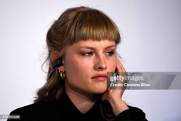 Klara Kristin attends the press conference for "Love" during the 68th annual Cannes Film Festival on May 21, 2015 in Cannes, France.